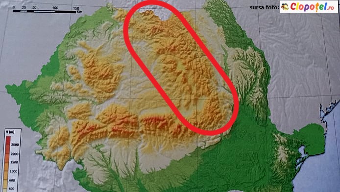 Test la geografie: Carpatii Orientali din Romania