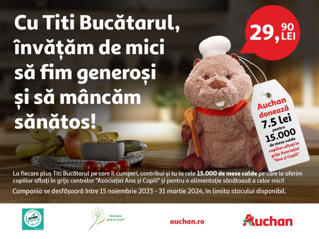 Campanie cu emblematicul plus Titi
