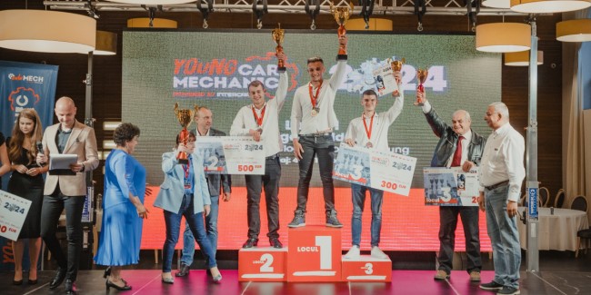 Bogdan Aldea locul 1 Young Car Mechanic