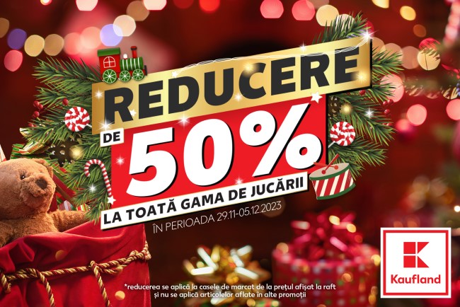 Reduceri de 50% la toata gama de jucarii