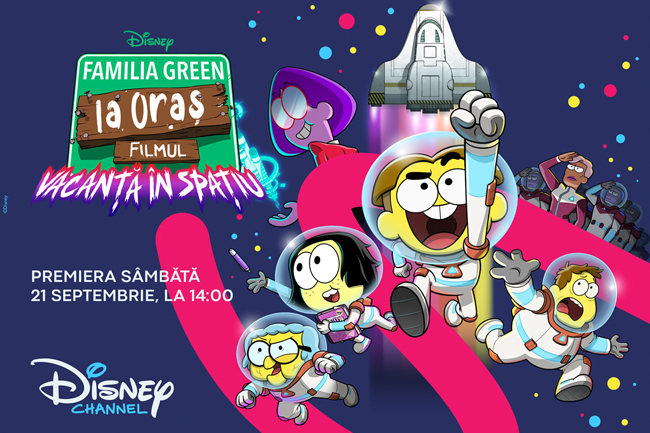 Familia Green la Oras. Filmul: Vacanta in Spatiu