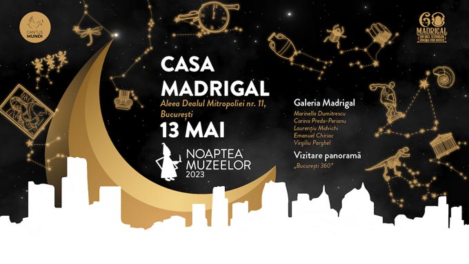 Afis Casa Madrigal la Noaptea Muzeelor 2023
