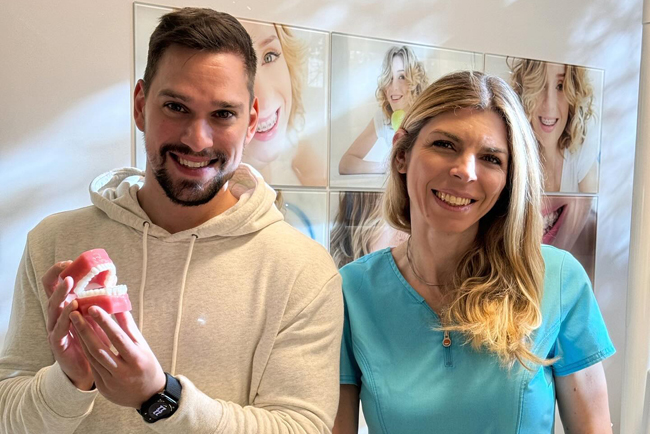 Vlad Gherman si dr. Denisa Zaharia