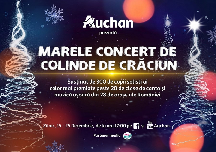 Afis concert Auchan