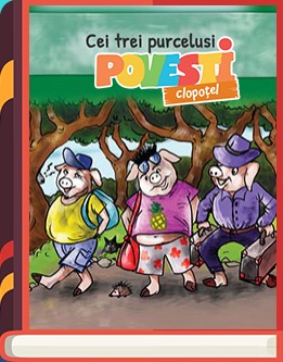 Descarca planse de colorat cu Cei trei purcelusi