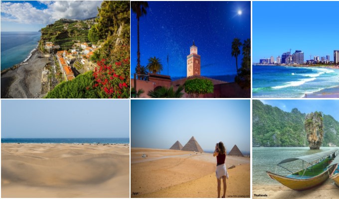 Locuri de vizitat cu caldura