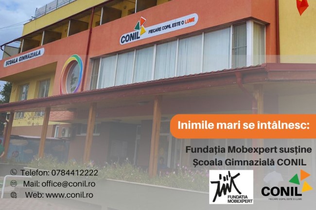 Fundatia Mobexpert sustine Asociatia CONIL