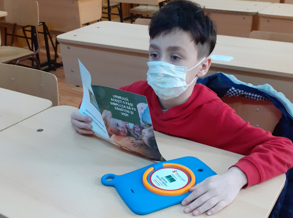 Scoala copii tableta