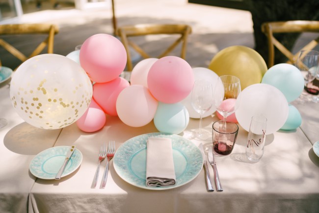 Decoruri de masa cu baloane - "Centrepieces"