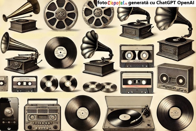 Istoria dispozitivelor de imprimare a sunetului si implicit al muzicii 