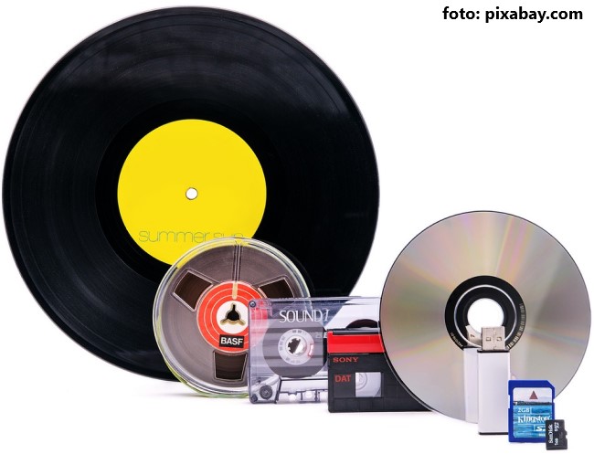 Dispozitive de stocare a datelor ce redau sunetul