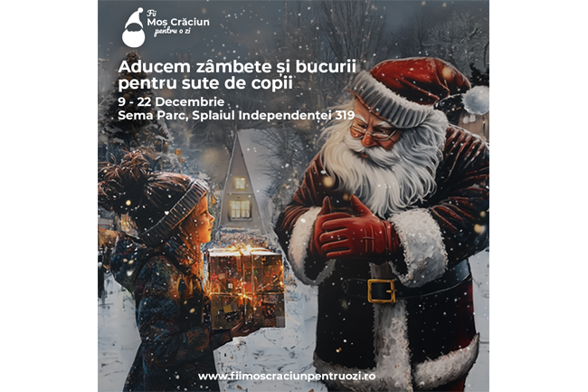 "Fii Mos Craciun pentru o zi"