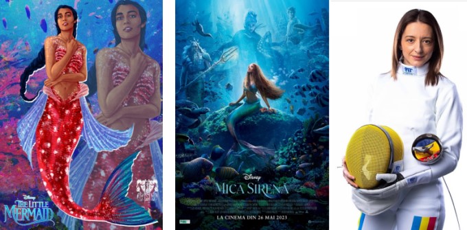 Ana Maria Branza da voce sirenei Perla, in celebra ecranizare "Mica Sirena" de la Disney