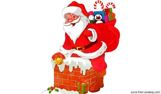 Mos Craciun intra pe horn