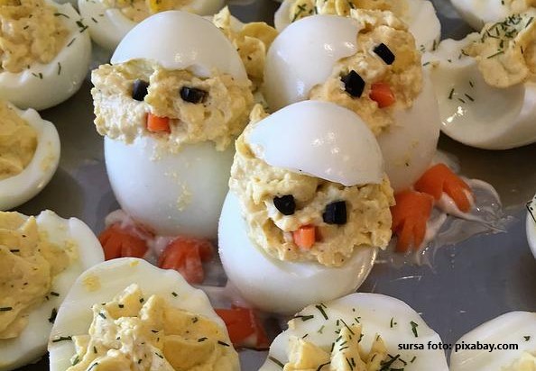 Puisori din oua umplute