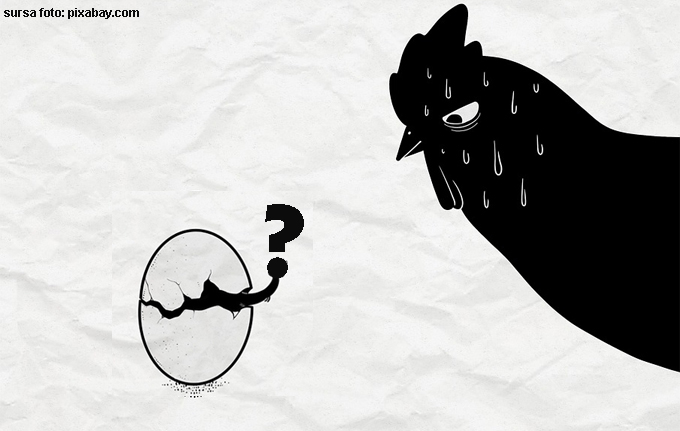 Cine a fost primul, oul sau gaina?