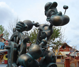 Statuia lui Popey din Texas