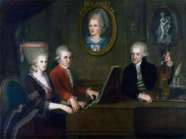 Mozart si familia sa